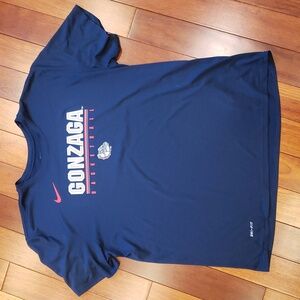 Gonzaga Basketball Men's XL Extra Large Nike Tshirt Dri-Fit